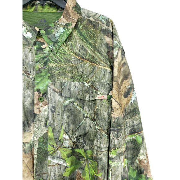 Mossy Oak Vented Hunting Shirt Men's Size 2XL Obsession Camouflage NWTF - Picture 6 of 9